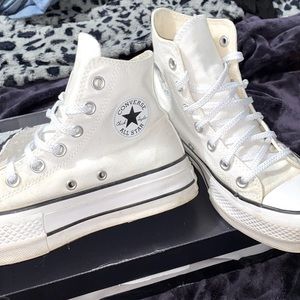 Converse White Platform